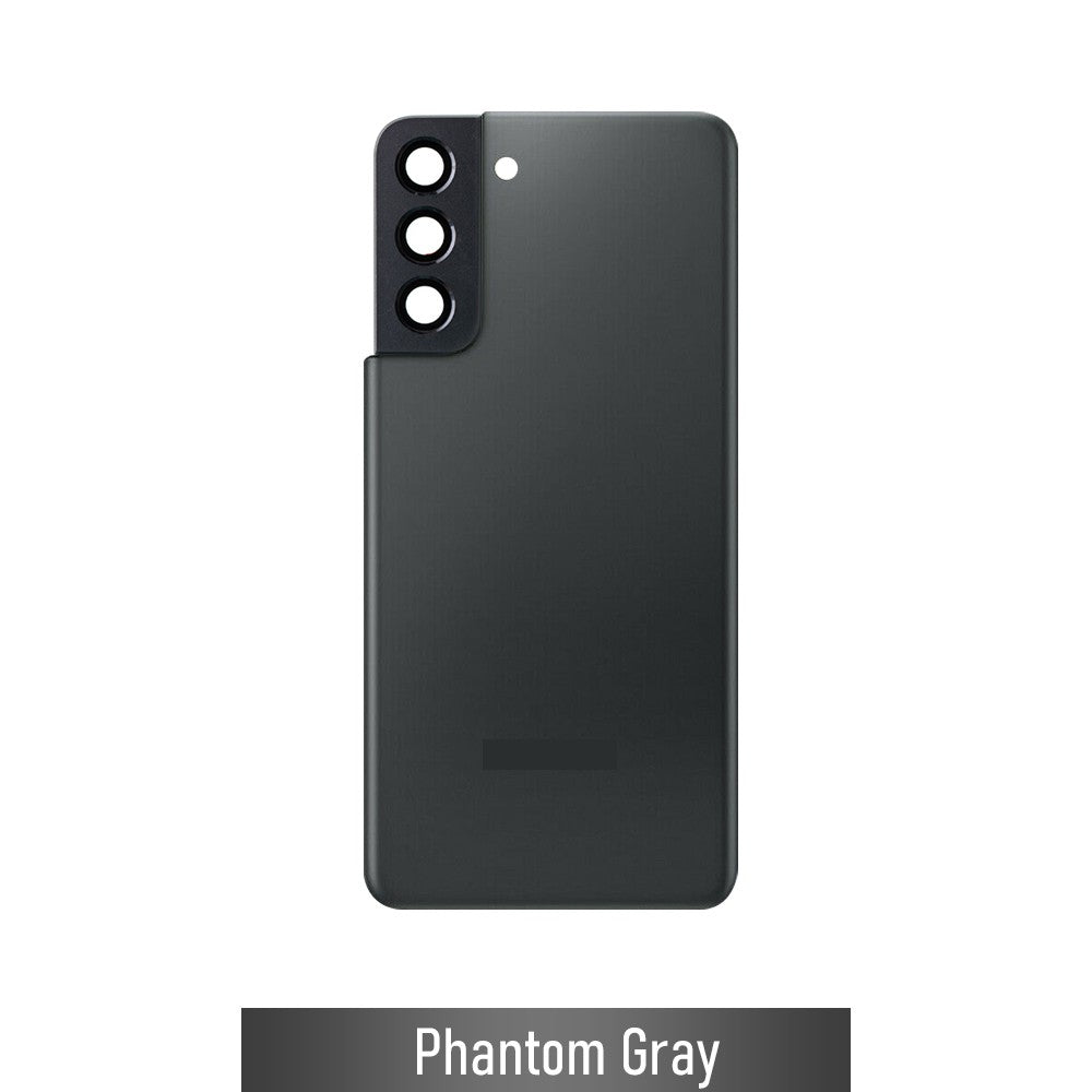 Red Rear Cover Glass For Samsung Galaxy S21-Phantom Gray Red Rear Cover Glass For Samsung Galaxy S21-Phantom Gray